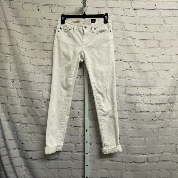 AG ADRIANO GOLDSCHMIED - The Stilt Roll-Up Cropped Jeans - Picture 2 of 8